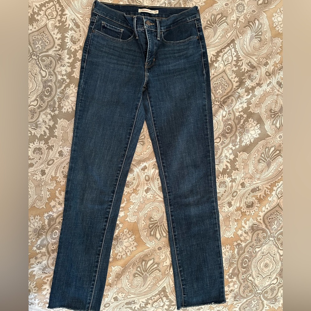 Levi's 312 Shaping Slim Dark Blue Women's Jeans Size 27